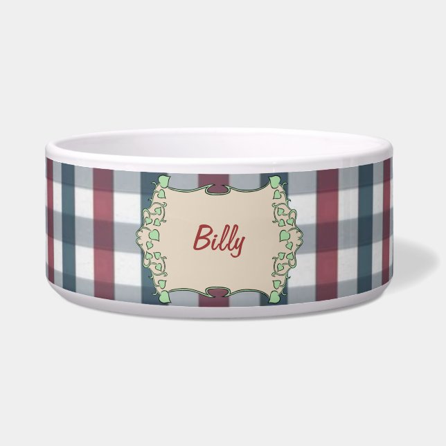 マキシタータンチェック ボウル (正面)