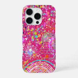 マキシマリスト抽象芸術: キャンディストア iPhone 16 PROケース