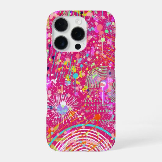 マキシマリスト抽象芸術: キャンディストア iPhoneケース (裏面)