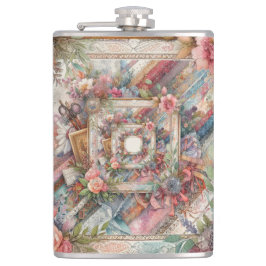 マキシマリスト ヴィンテージ デコパージュ フラスク