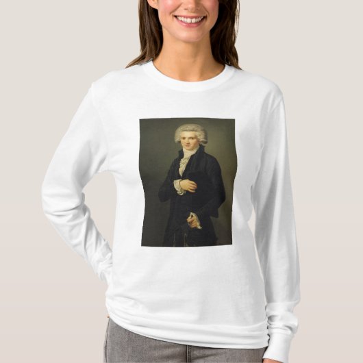 マキシミリアンde Robespierre 1791年 Tシャツ (正面)