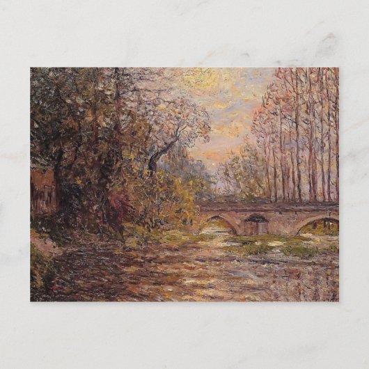 マキシムマフラ – ロワールの夕日 ポストカード (正面)