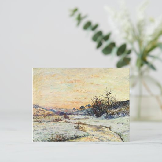 マキシムマフラ – 冬の朝 ポストカード (スタンド正面)