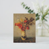 マキシムマフラ – 春の花 ポストカード (スタンド正面)