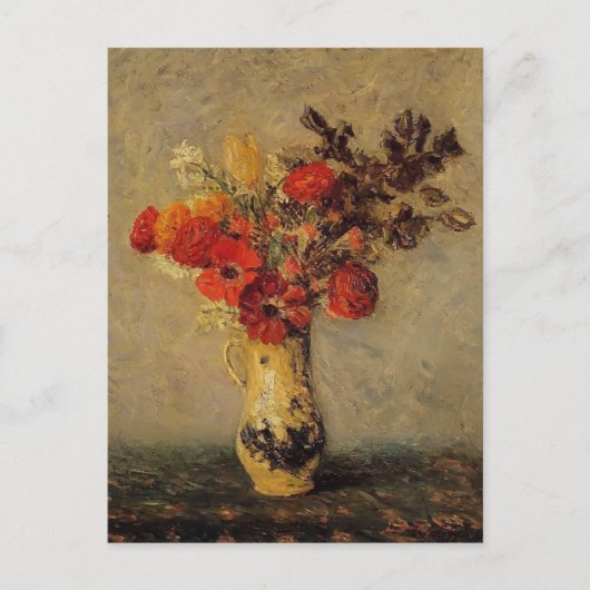 マキシムマフラ – 春の花 ポストカード (正面)