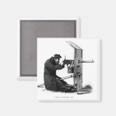 マキシム自動銃 マグネット (正面/裏面)