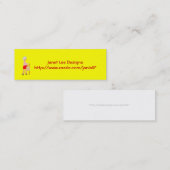 マキシンに関して スキニー名刺 (正面/裏面)