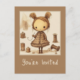 マキシンルモディッシュ招待状テンプレート ポストカード