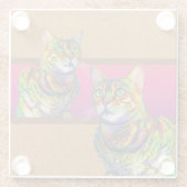 マキスクエア ガラスコースター (裏面)