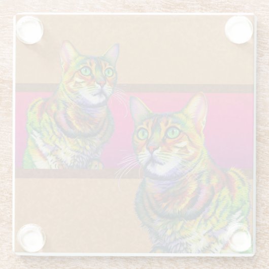 マキスクエア ガラスコースター (裏面)