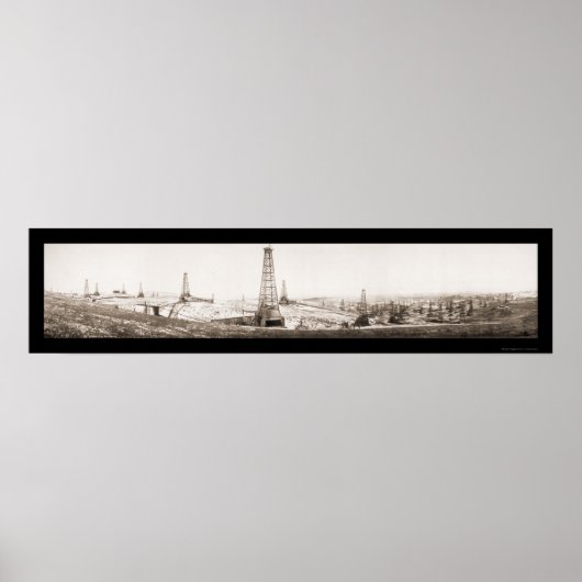 マキトリック油フィールドフォト1910 ポスター (正面)