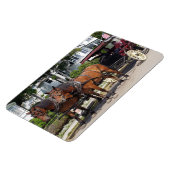 マキナック島の馬と馬車MI マグネット (左側)