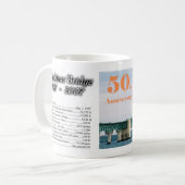 マキナック橋開通50周年記念 コーヒーマグカップ (正面左)