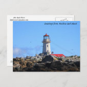 マキャスシールアイランドライトハウス ポストカード (正面/裏面)