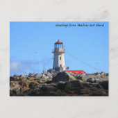 マキャスシールアイランドライトハウス ポストカード (正面)