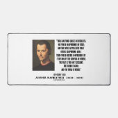 マキャヴェリ三種の知性引用文 デスクマット (正面)