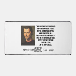 マキャヴェリ三種の知性引用文 デスクマット