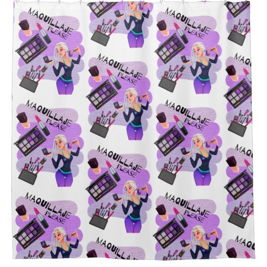 マキラジュメロ シャワーカーテン (正面)