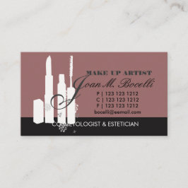 マキラージュシック化粧アーティスト美容師MUA 名刺
