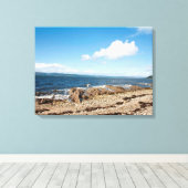 マキリーベイカードフォトブロック キャンバスプリント (インサイチュ (ウッドフロア))