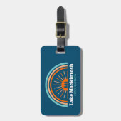 マキントシュノースカロライナ湖レインボー ラゲッジタグ (正面縦)
