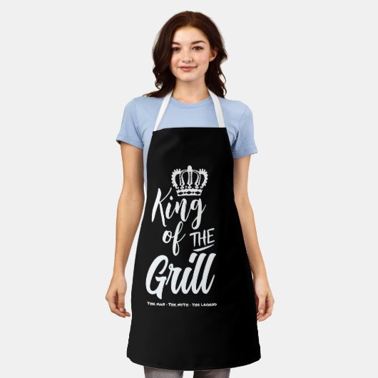 マキンベーコン魔法:カスタマイズベーコンとの料理 エプロン (着用した状態)