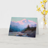 マキンリー山 | シドニー・モーティマー・ローレンス カード (黄色い花)