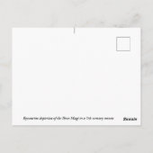 マギのクリスマスポストカードのビザンチン描写 ポストカード (裏面)