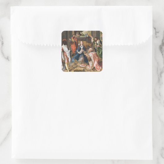 マギの崇拝 – イエス・ホリデー スクエアシール (バッグ)