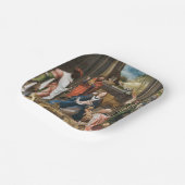 マギの崇拝 – イエス・ホリデー ペーパープレート (傾斜あり)