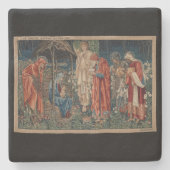 マギの崇拝(エドワード・バーン=ジョーンズによる) ストーンコースター (正面)