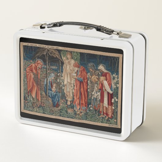 マギの崇拝(エドワード・バーン=ジョーンズによる) メタルランチボックス (裏面)