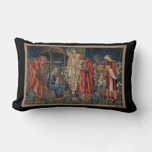 マギの崇拝（エドワード・バーン=ジョーンズによる） ランバークッション (正面)