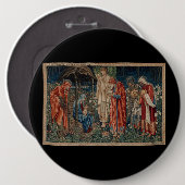 マギの崇拝（エドワード・バーン=ジョーンズによる） 缶バッジ (正面&裏面)