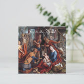 マギの崇拝 クリスマスのご挨拶 カード (スタンド正面)