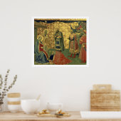 マギの崇拝、プレデッラペインから詳細 ポスター (キッチン)