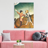 マギの崇拝、詳細 キャンバスプリント (インサイチュ (リビング))