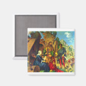マギの崇拝 – Albrecht Durer - c1504 マグネット (正面/裏面)