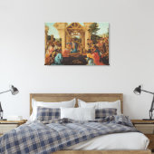 マギの崇拝， c.1478-82 キャンバスプリント (インサイチュ (寝室))