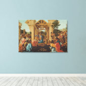 マギの崇拝， c.1478-82 キャンバスプリント (インサイチュ (ウッドフロア))