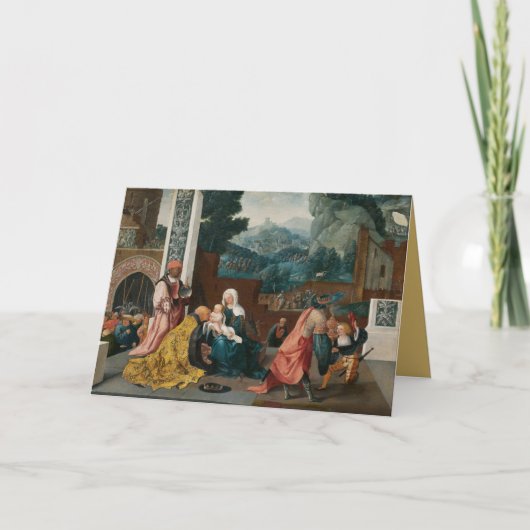 マギの崇拝 – van Scorel カード (正面)