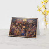 マギの礼拝 キリスト教の宗教芸術 カード (黄色い花)