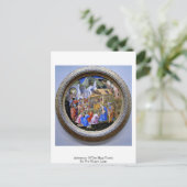 『マギの礼拝』(原題:Adoration Of The Magi Tondo)、フラ・フィリッポ・リ ポストカード (スタンド正面)