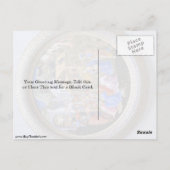 『マギの礼拝』(原題:Adoration Of The Magi Tondo)、フラ・フィリッポ・リ ポストカード (裏面)