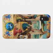 マギクリスマスパーチメント宝石モノグラムの崇拝 Case-Mate iPhoneケース (裏面(横))