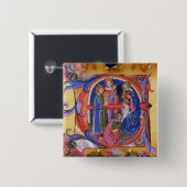 マギクリスマス出生祭の崇拝 缶バッジ (正面&裏面)