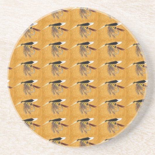 "マギンティ"ウェットフライパターンフライコースター コースター (正面)