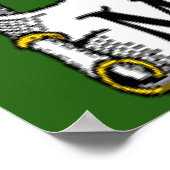 マギンニスコートオブアームズ国旗プリント ポスター (角)