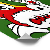 マギンニスセルティックドラゴンプリント ポスター (角)