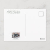 マギーバー&グリル ポストカード (裏面)